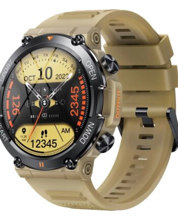 K56pro Touch Screen Smartwatch Sejt Aktivitetsur Med  Ips Skærm Earth Yellow