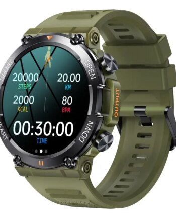 K56pro Touch Screen Smartwatch Sejt Aktivitetsur Med  Ips Skærm Jungle Green