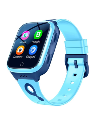 Safebuddyamptrade Smartwatch Til Børn Gps Sim Kort Blå