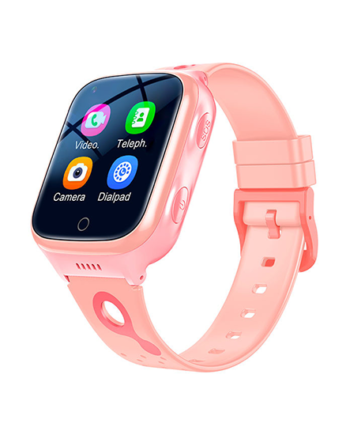 Safebuddyamptrade Smartwatch Til Børn Gps Sim Kort Pink