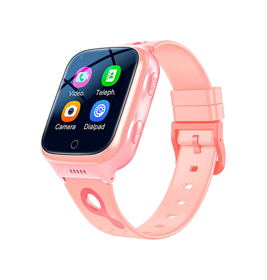 Safebuddyamptrade Smartwatch Til Børn Gps Sim Kort Pink