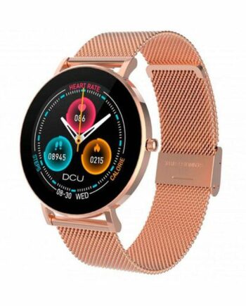 Dcu Tecnologic Boulevard Smartwatch Rosaguld Guld Metalrem  Amoled