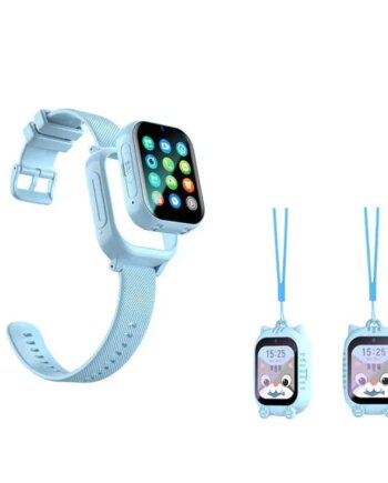 K26h Gps Smartwatch Til Børn Gps Positionering Geo Hegn Ipx7 Vandtæt Blå