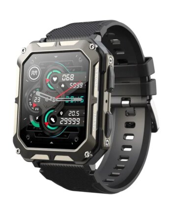 C20 Pro Smartwatch  Touch Screen Ip68 Vandtæt Aktivitets Graphite