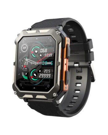 C20 Pro Smartwatch  Touch Screen Ip68 Vandtæt Aktivitets Orange Graphite