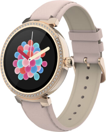 Denver Swc 342 Dame Smartwatch Puls   Blodilt Rose Gold Med Smukke Sten