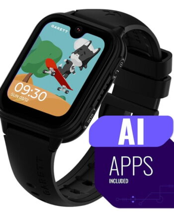 Garett Kids Vibe Smartwatch Til Børn Gps Videoopkald Sos   Whatsapp Sort