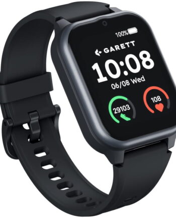 Senior Smartwatch Med Gps Sos   Faldalarm Garett Vita Sort