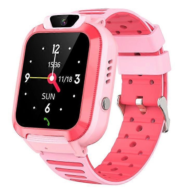 Dh11 Børne Smartwatch Med Videoopkald Wifi Position Forældrekontrol Pink