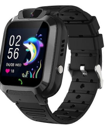 Dh11 Børne Smartwatch Med Videoopkald Wifi Position Forældrekontrol Sort