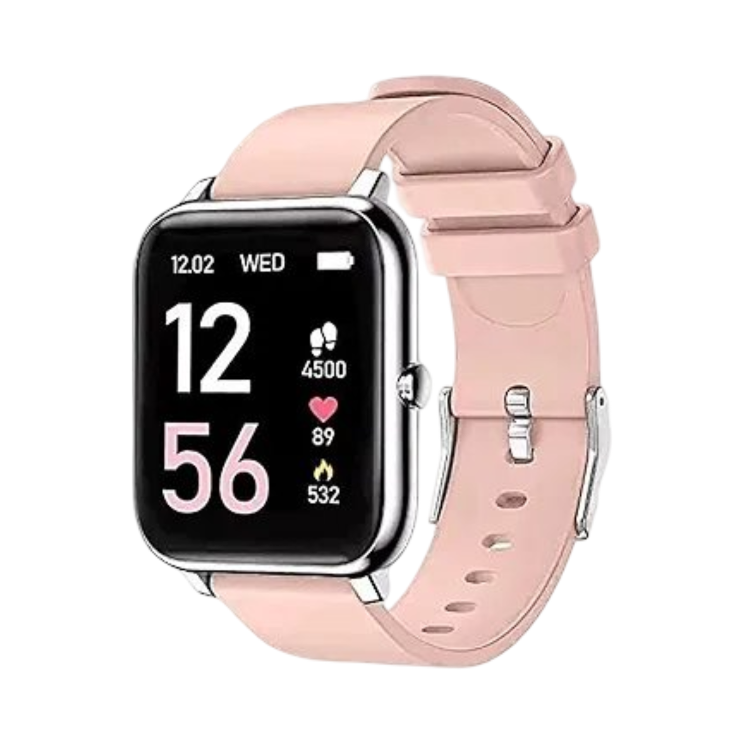 Rosa Smartwatch Opkald Beskeder Søvnovervågning   Sport