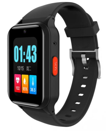 Senior Smartwatch Med Gps Sos Videokald   Faldalarm Model Titanium