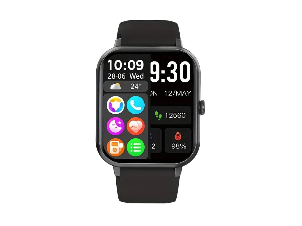 Smartwatch Med Bluetooth Opkald Sportsur Til Dame Herre Med Pulsmåler Spo2 Sportsfunktioner