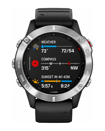Brugt Garmin Fenix 47mm  Sort Rigtig God