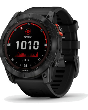 Brugt Garmin Fenix Solar 51mm  Sort Rigtig God