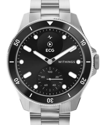 Hybrid Smartwatch Withings Scanwatch Nova Sort Stål