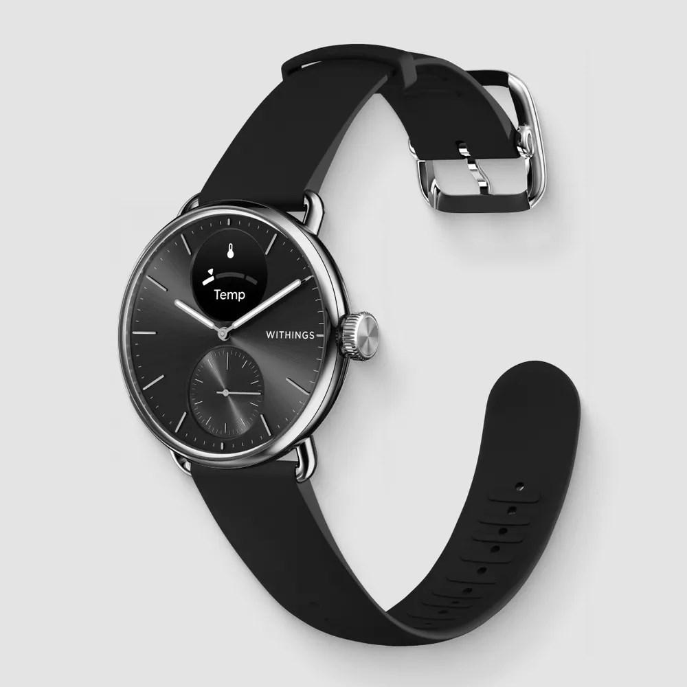 Hybrid Smartwatch Withings Scanwatch Sort Stål