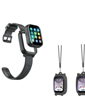 K26h Gps Smartwatch Til Børn Gps Positionering Geo Hegn Ipx7 Vandtæt Sort