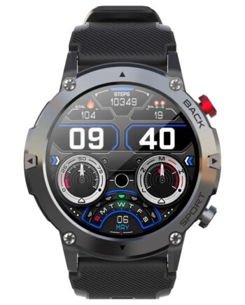 Lemfo Lf26 Max Smartwatch Touch Screen Smartwatch Der Kan Tåle Blive Brugt Sort