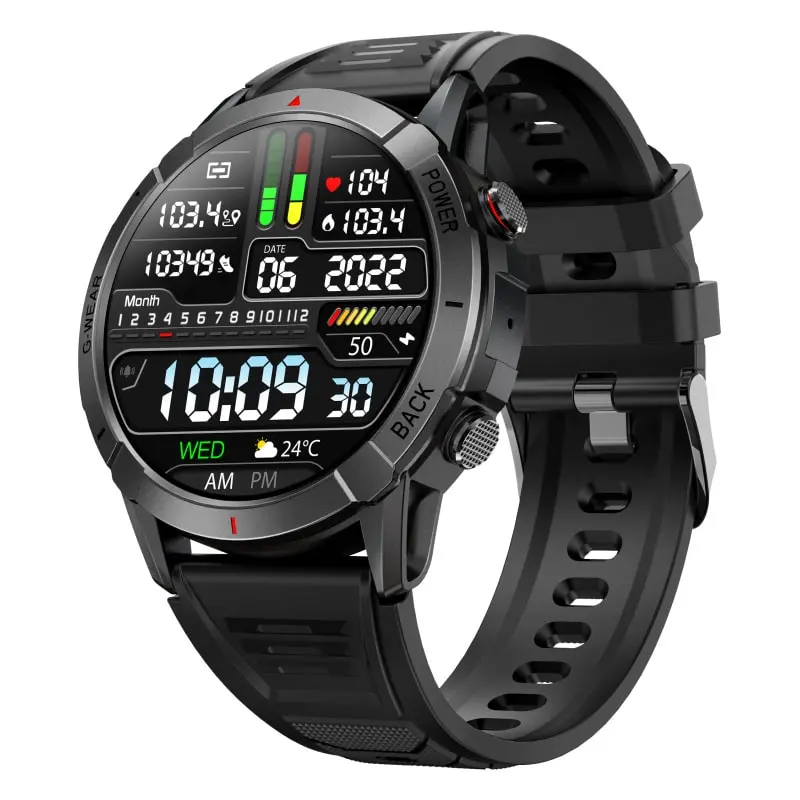 Nx10 Amoled Touch Screen Smartwatch Aktivitets Obsidian Black