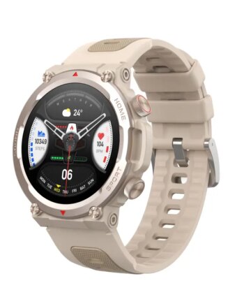 S56t Touch Screen Smartwatch Ip67 Vandtæt Aktivitets Med Skridttæller Desert White