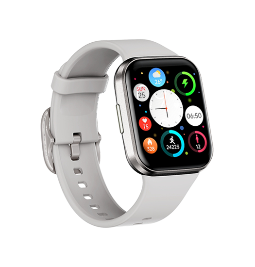 Smartwatch Aktivitetsur Ip68 Skærm Grå Motionmateamptrade