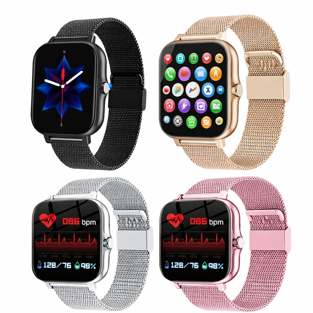Smartwatch Til Kvinder Mænd Bluetooth Opkald   Sport